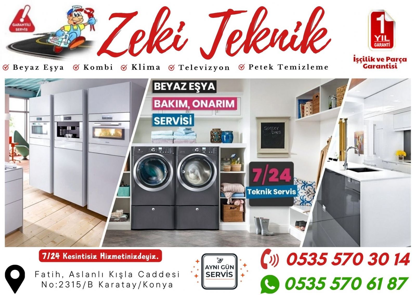 Karatay Beyaz Eşya Servisi Konya